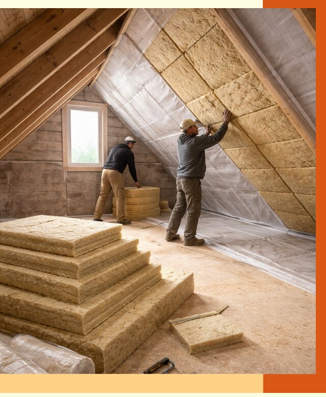 Утепление мансарды в Сланцах от 2583 руб/м2 — комплексно и под ключ | ТепломастерСлы