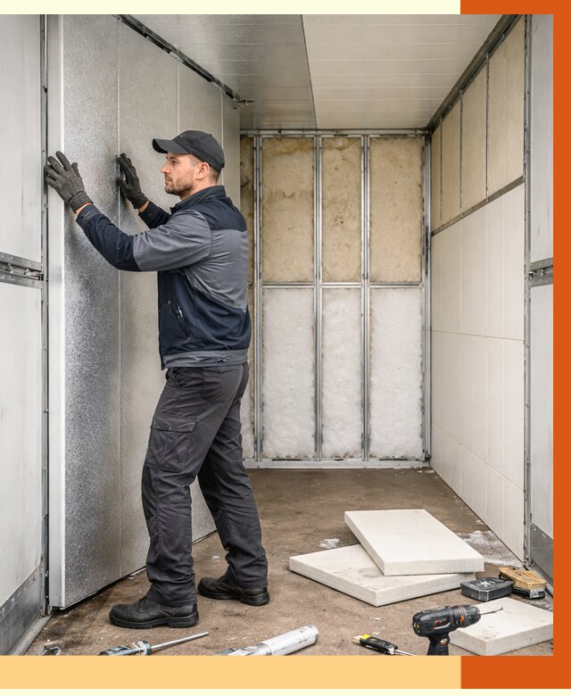 Утепление холодильного кузова в Сланцах от 13948 руб. под ключ | ТепломастерСлы