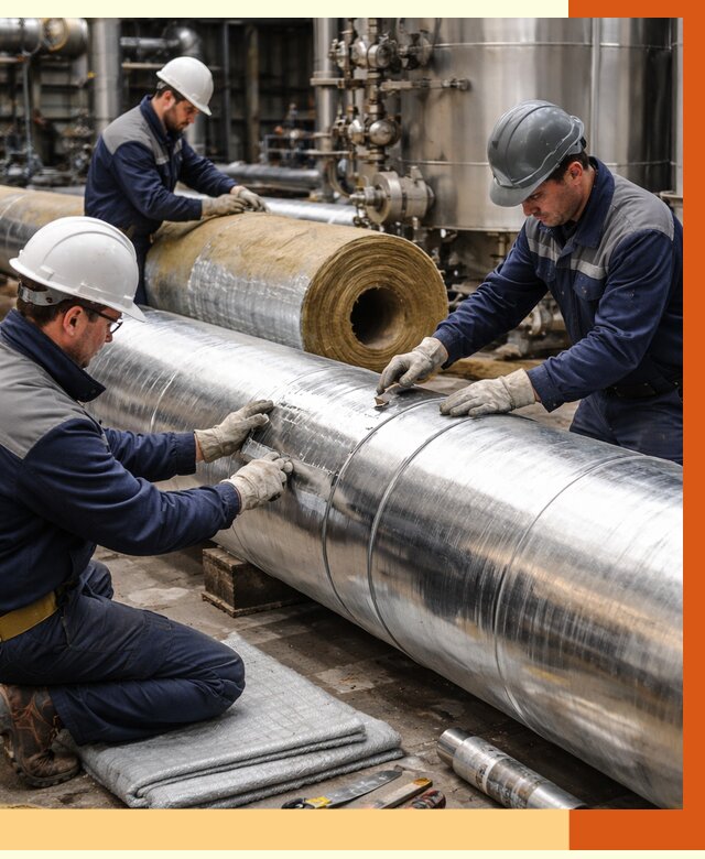 Утепление технологического оборудования в Сланцах от 4339 руб. за м2 | ТепломастерСлы