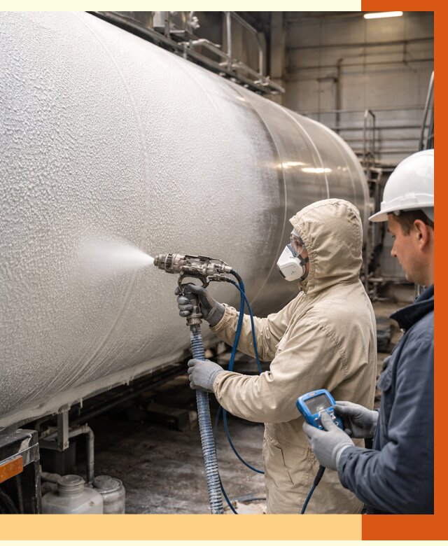Утепление автоцистерны жидкой теплоизоляцией в Сланцах от 14981 руб. под ключ | ТепломастерСлы