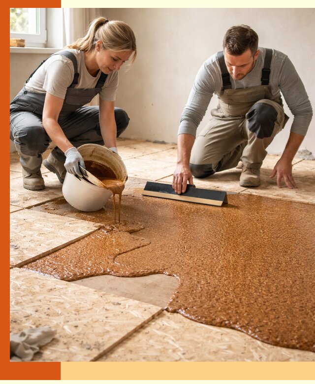 Утепление пола жидкой пробкой в Сланцах для квартир и домов