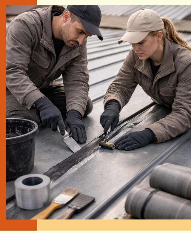 Гидроизоляция фальцевой кровли в Сланцах качественно и надежно