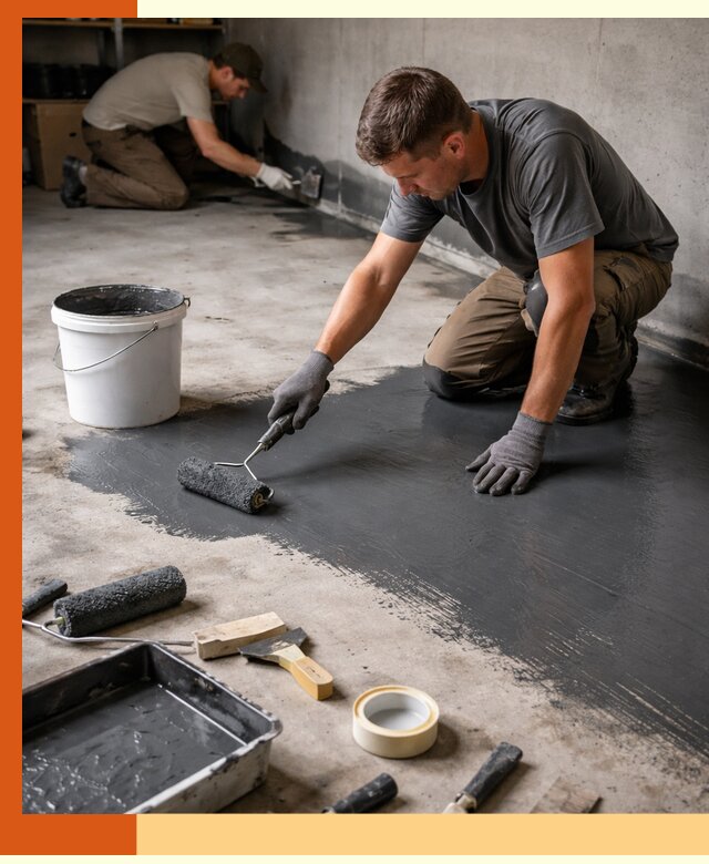 Гидроизоляция гаражного пола в Сланцах — надежная защита от влаги